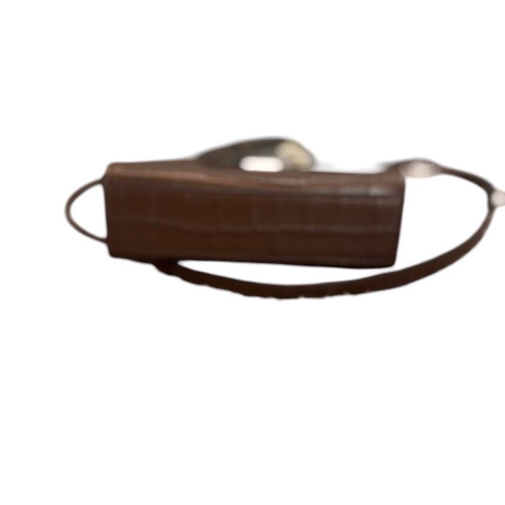 NWT. Marc Jacobs Mini Grind Tote in Dark Brown Croc-Embossed Leather - Picture 3 of 5